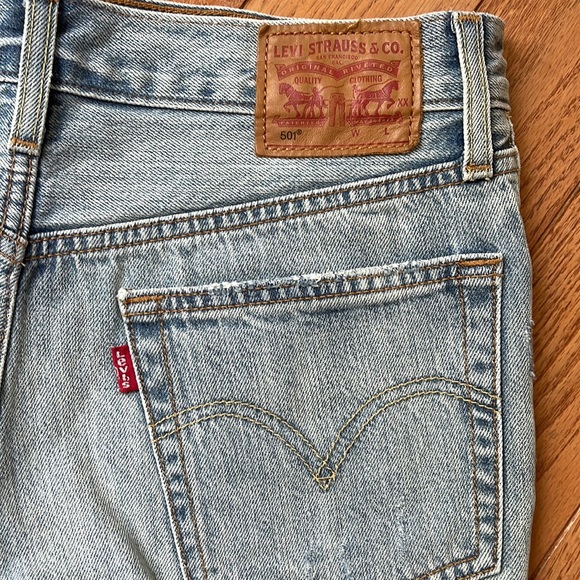 LEVIS button fly denim shirts size 26 - Picture 3 of 4